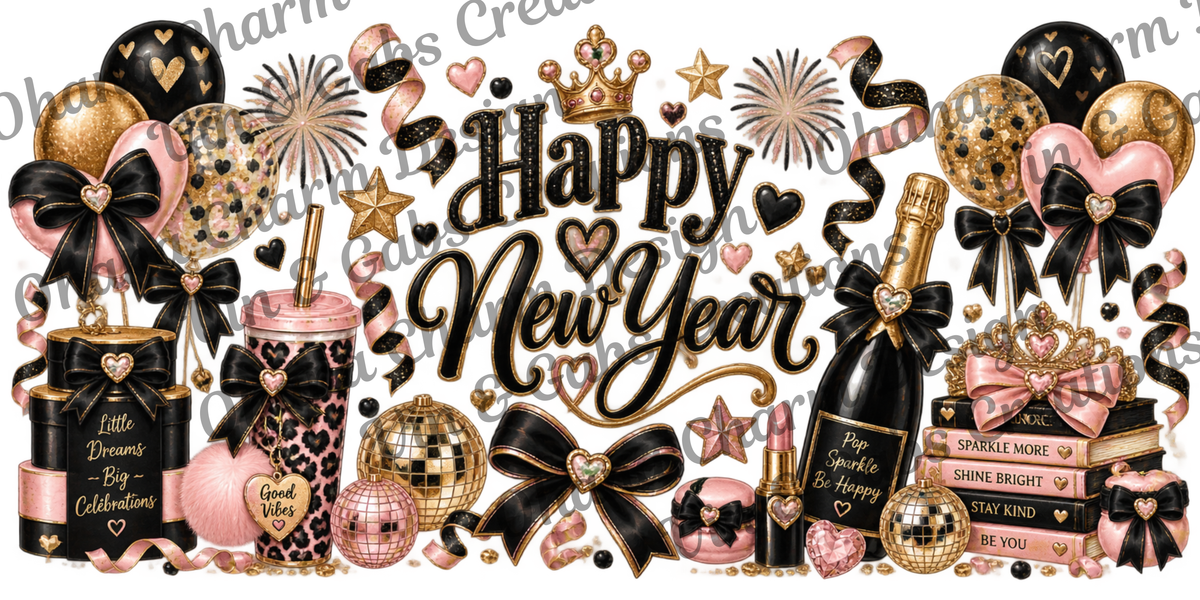 Ohana Exclusive-Pink Leopard New Year
