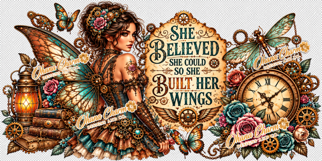 Ohana Steampunk Wrap Design 35
