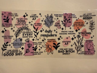 16 oz. Snarky/Sarcastic/Bad Words 180