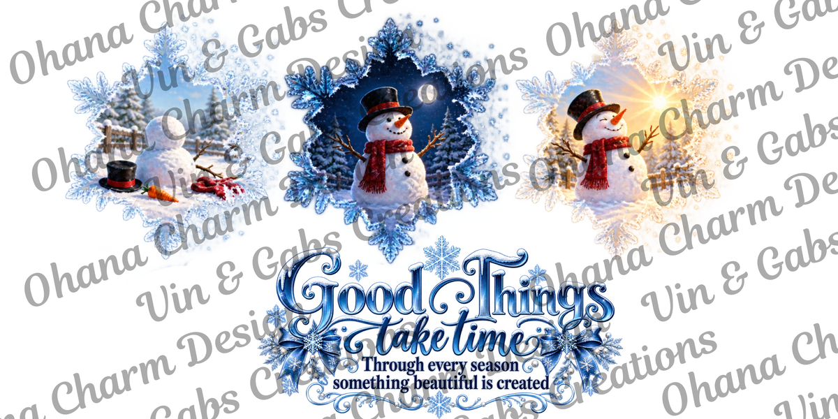Ohana Exclusive-Snowman Snowflakes