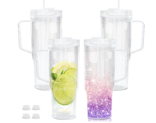 40oz Snow Globe Tumbler