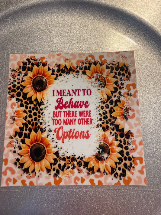 Decal Snarky/Sarcastic 130