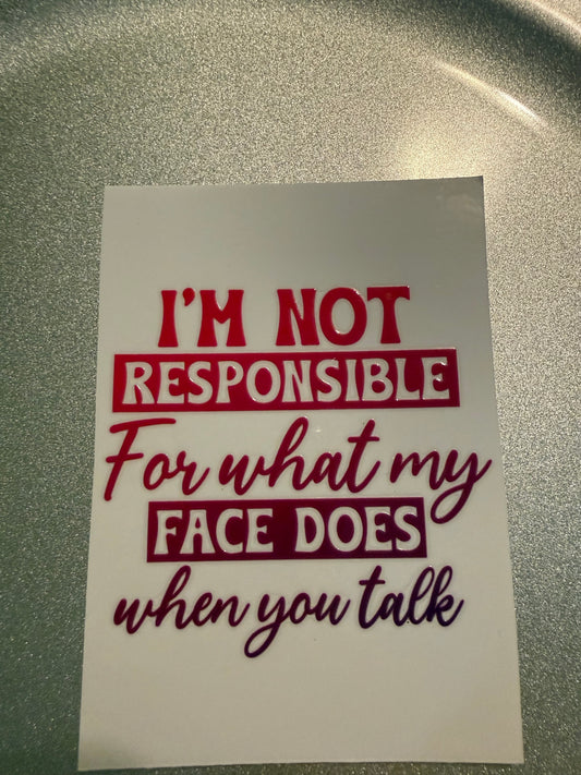 Decal Snarky/Sarcastic 168