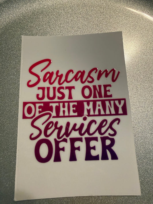 Decal Snarky/Sarcastic 135