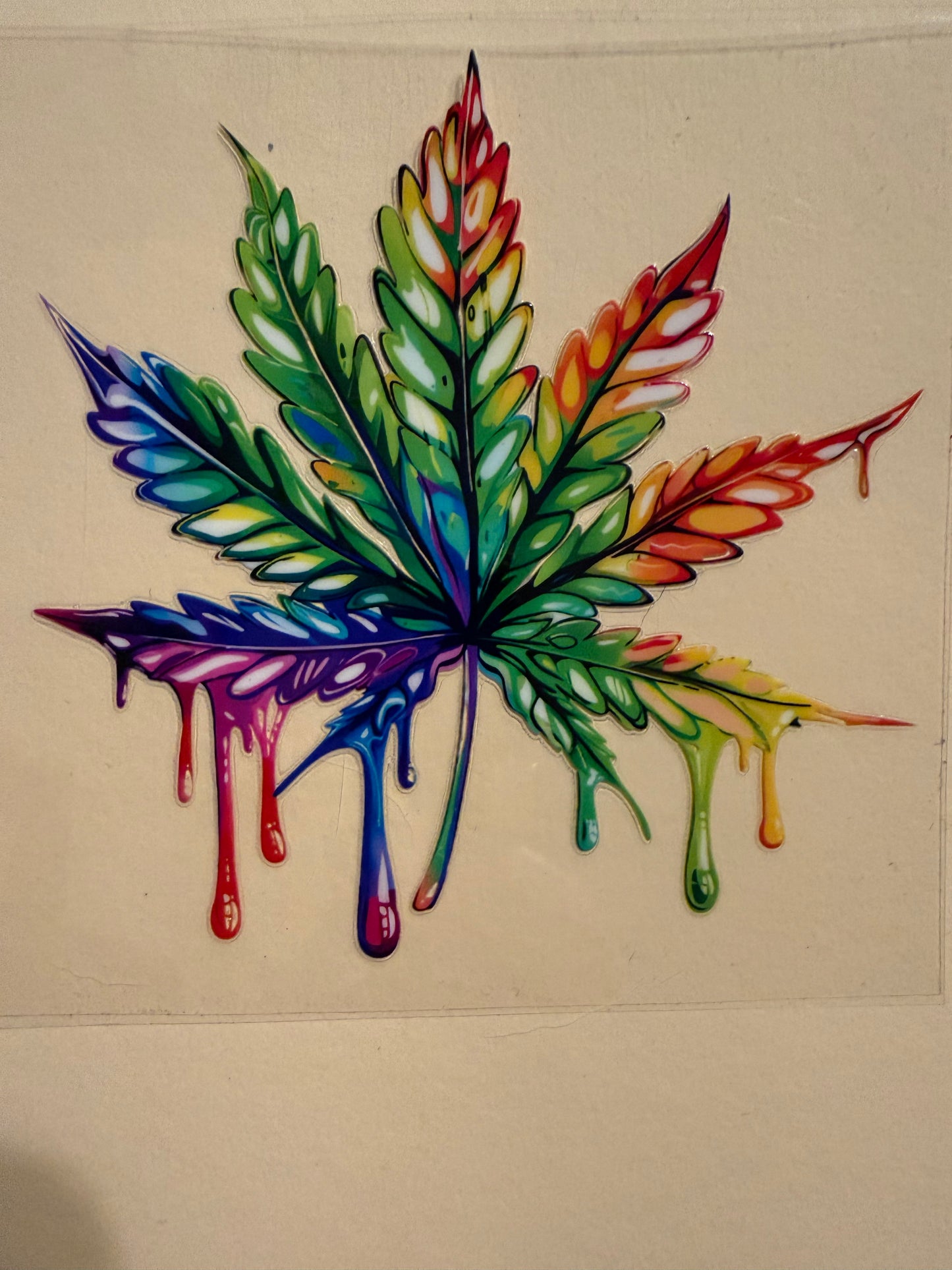 Decal Happy Leaf 2