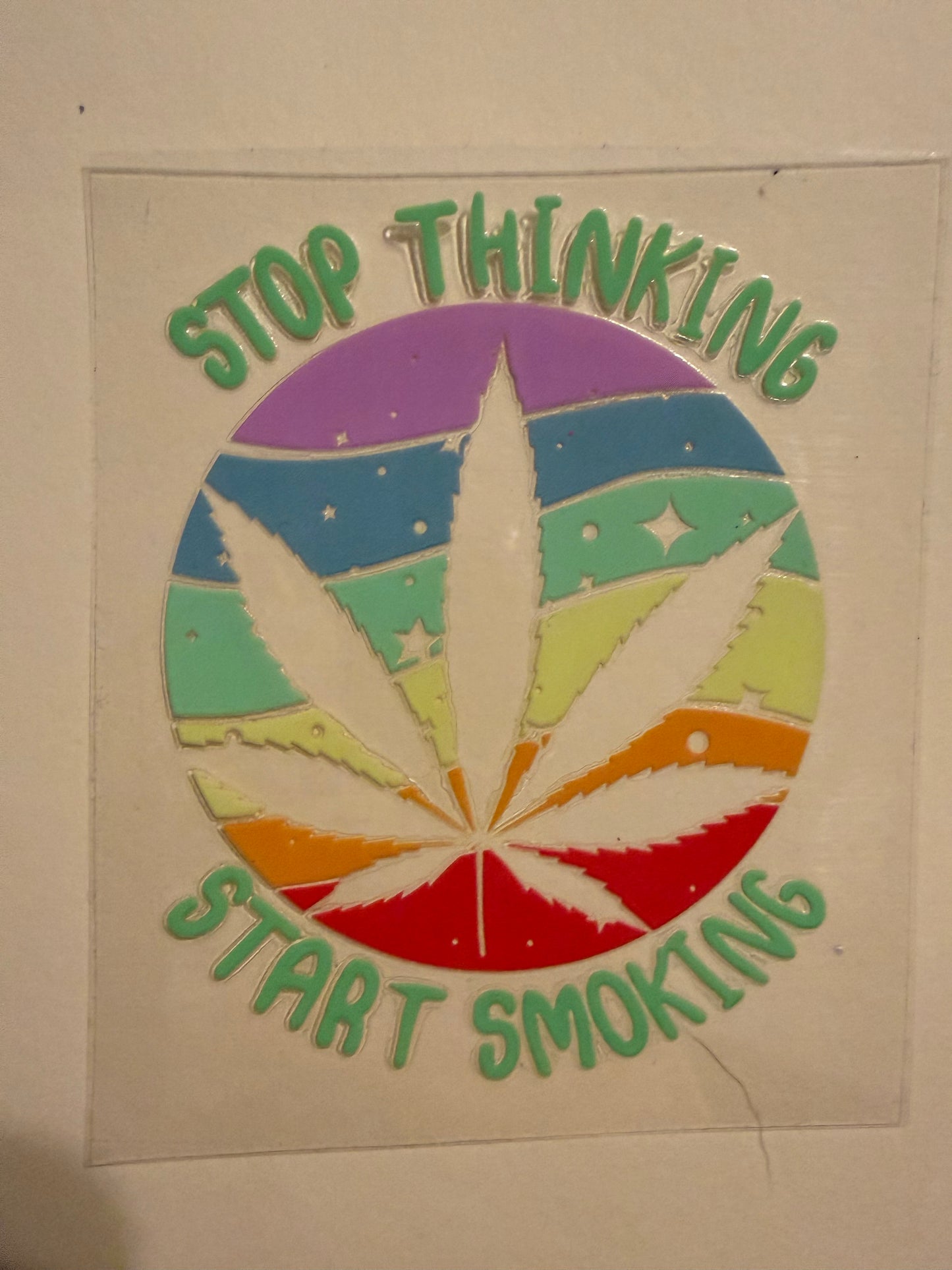 Decal Happy Leaf 1