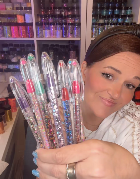 Customized Glitter Pens 2 for $6