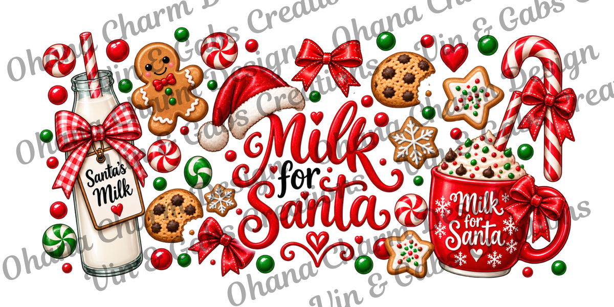 Ohana Exclusive-Milk For Santa Cup