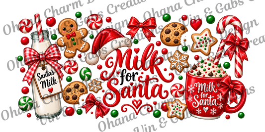 Ohana Exclusive-Milk For Santa Cup
