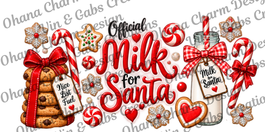 Ohana Exclusive-Official Milk For Santa