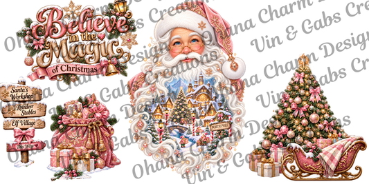 Ohana Exclusive-Santa With Pink