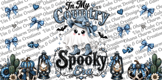 Spooktacular Country Ghost Blue