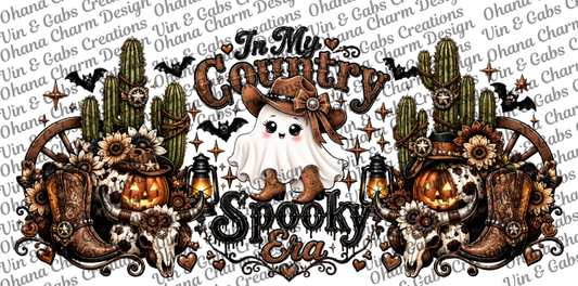 Spooktacular Country Ghost Brown