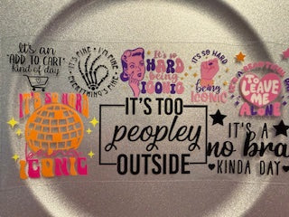 16 oz. Snarky/Sarcastic/Bad Words 125