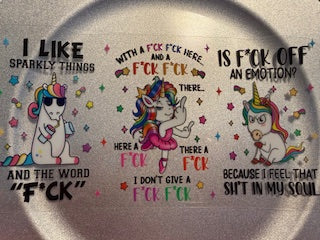 16 oz. Snarky/Sarcastic/Bad Words 60