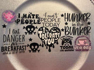 16 oz. Snarky/Sarcastic/Bad Words 14