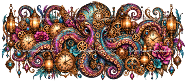 Ohana Steampunk Wrap Design 34