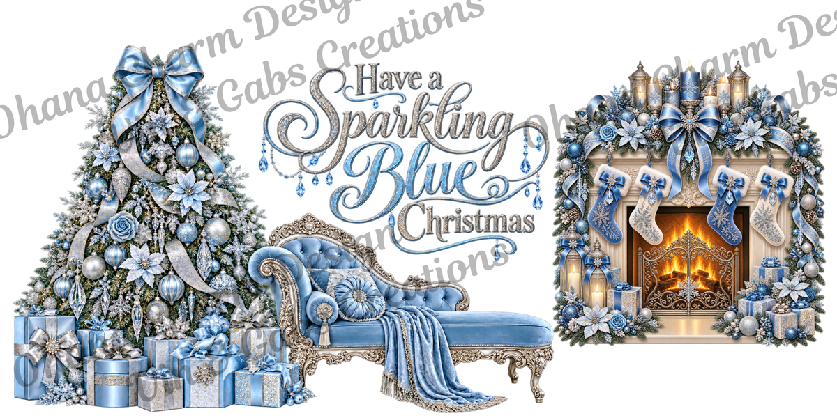 Ohana Exclusive-Light Blue Christmas