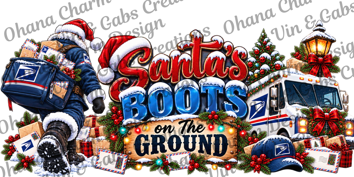 Ohana Exclusive-Men Boots On The Ground Postal