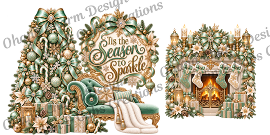 Ohana Exclusive-Mint Green Christmas