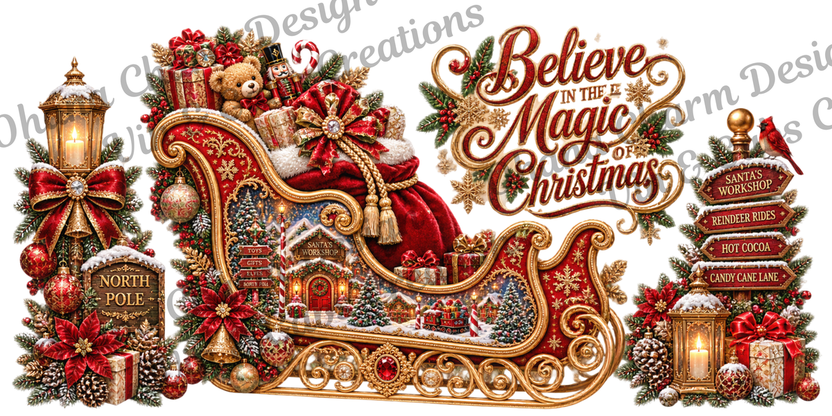Ohana Exclusive-Red Sleigh