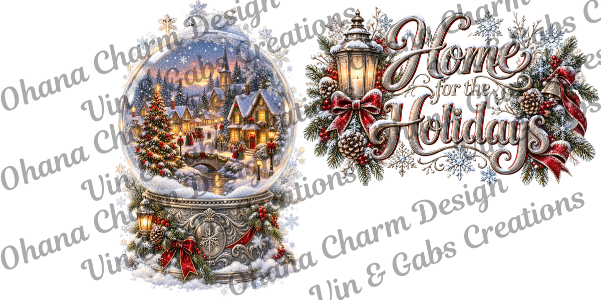 Ohana Exclusive-Silver Snowglobe