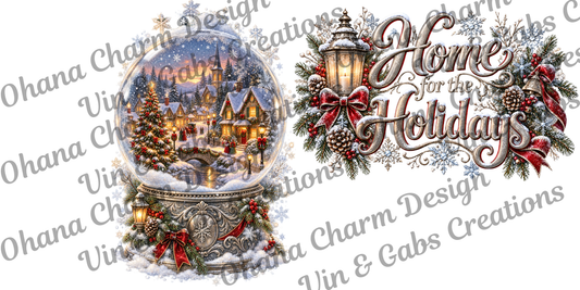 Ohana Exclusive-Silver Snowglobe