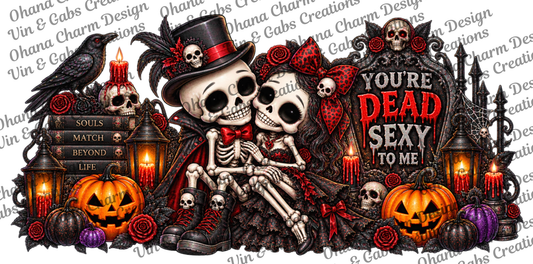 Spooktacular Skeleton Love