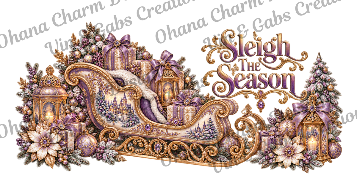 Ohana Exclusive-Sleigh The Season Purple