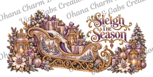 Ohana Exclusive-Sleigh The Season Purple